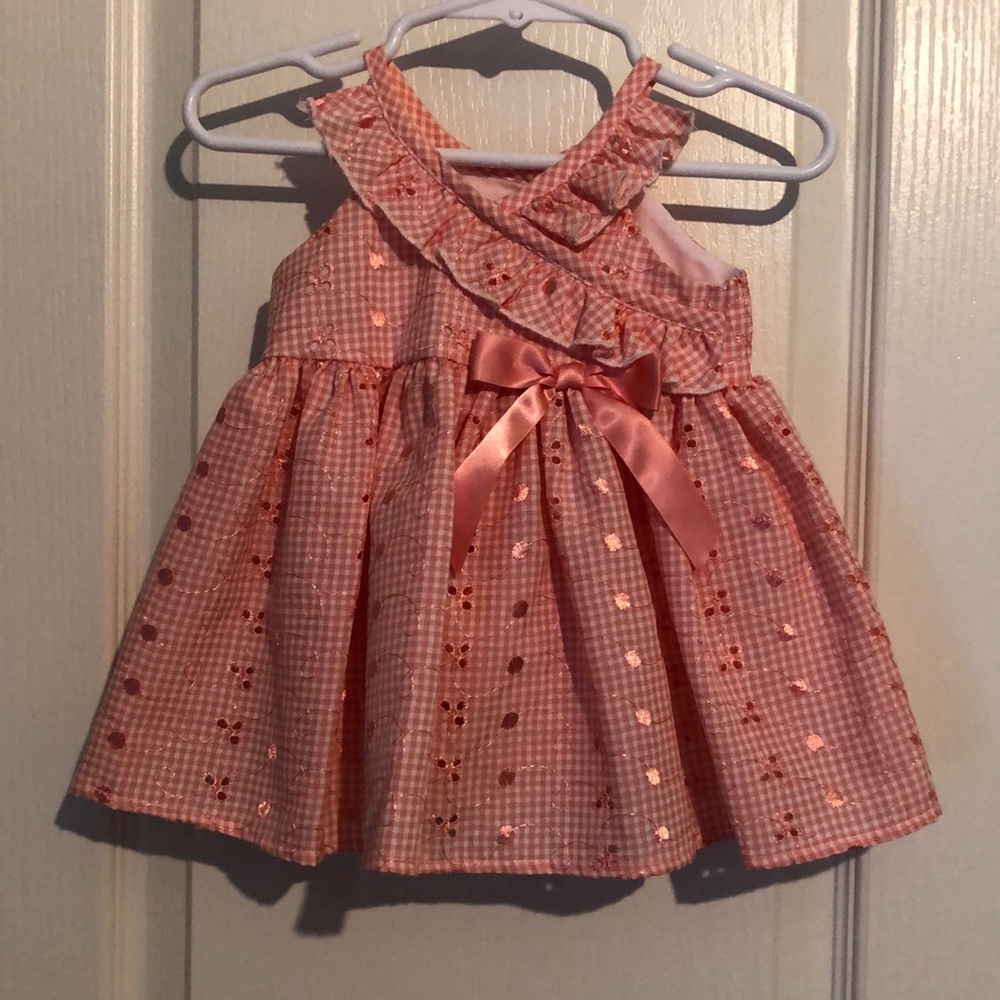 Bonnie Baby . Baby girl two piece dress .